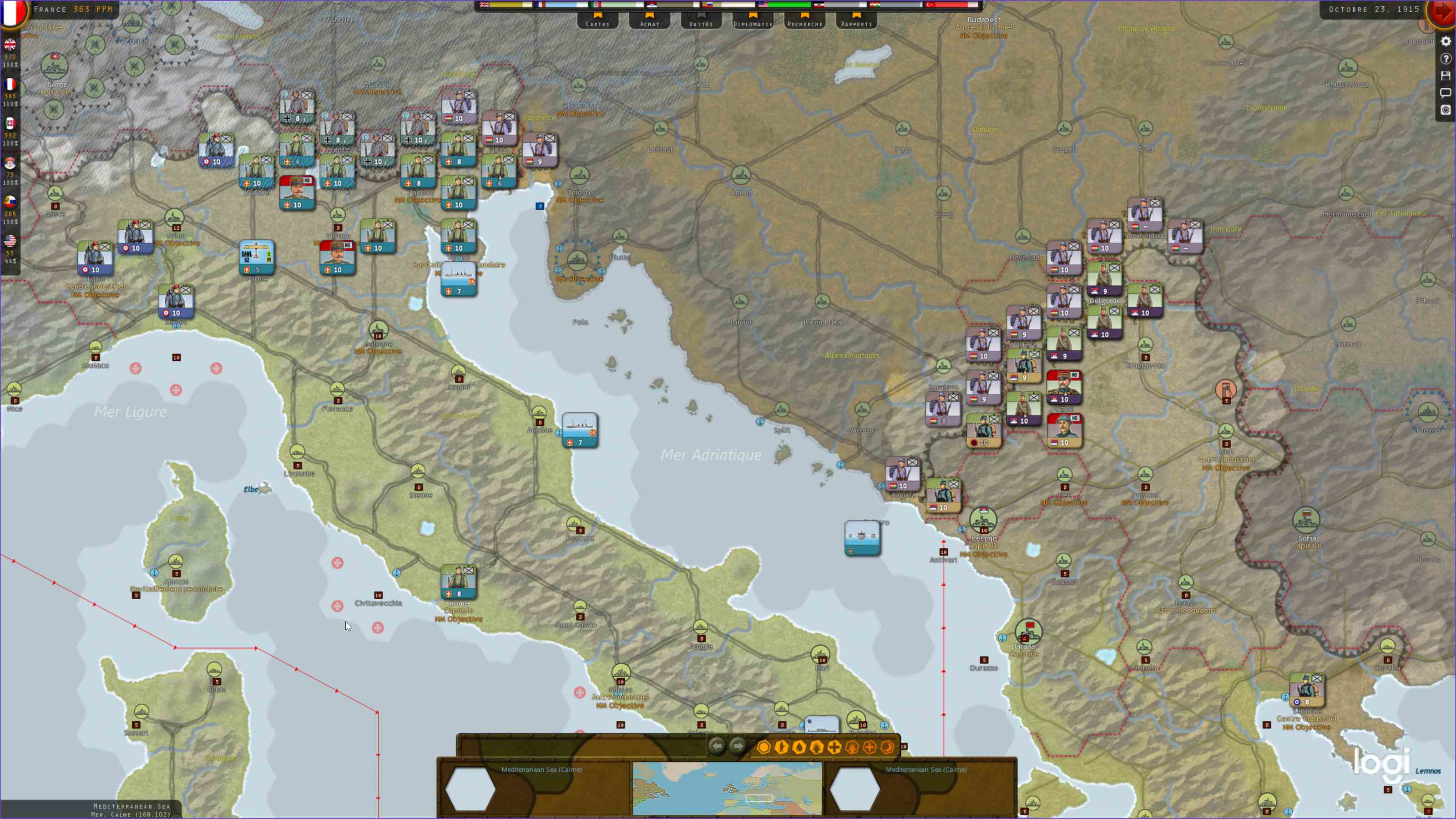 Les Balkans, l'orage gronde.