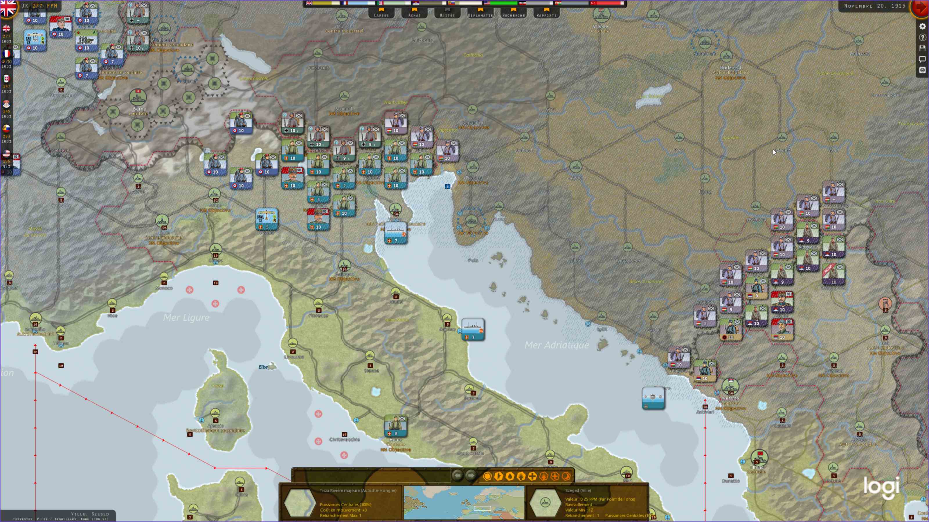 Les Balkans toujours calme...