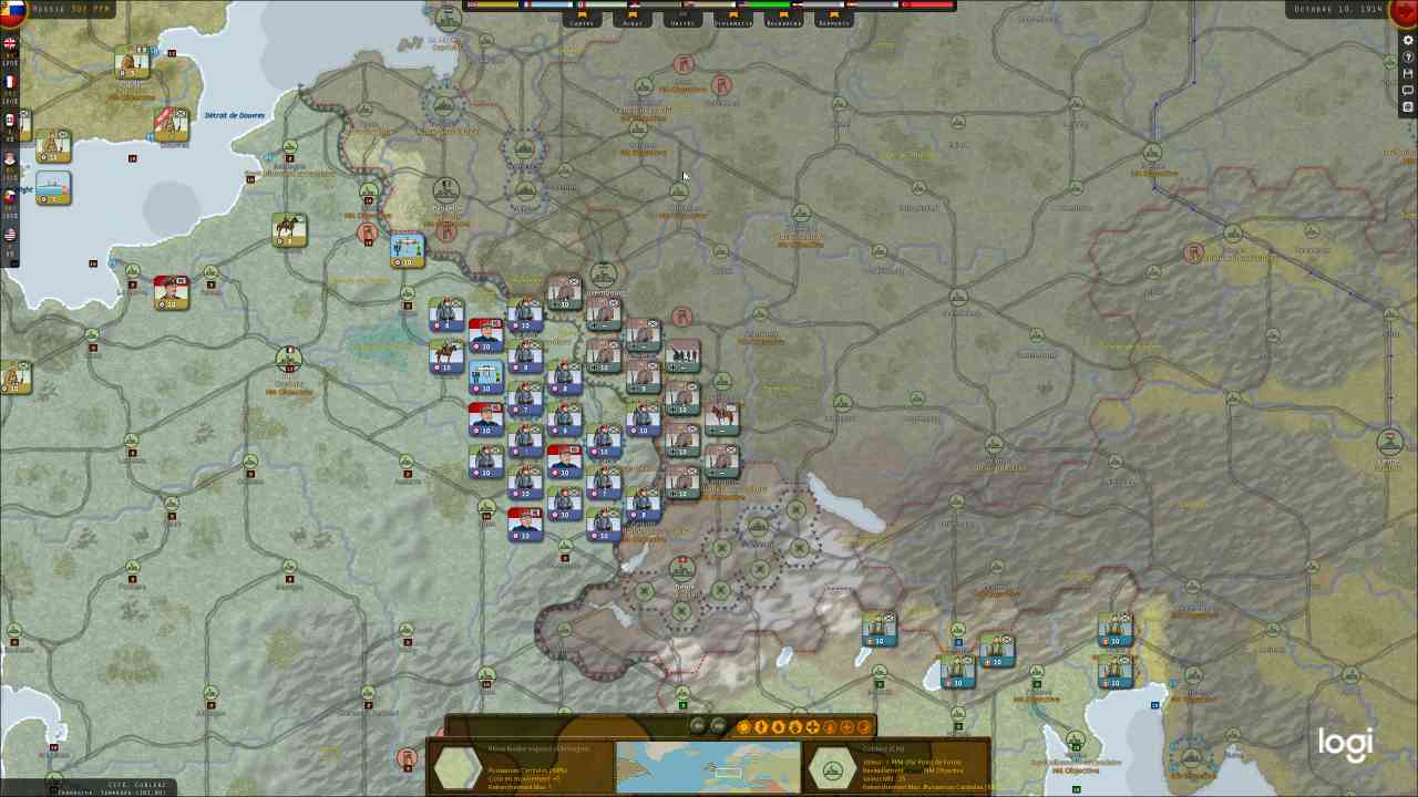 La guerre d'usure.